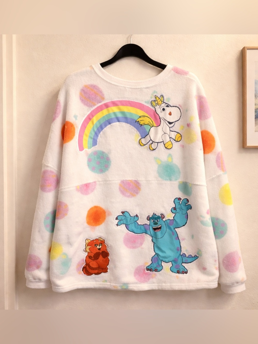 Disney Parks Pixar Monsters Inc. Sulley Turning Red Fluffy Spirit Jersey Size XL